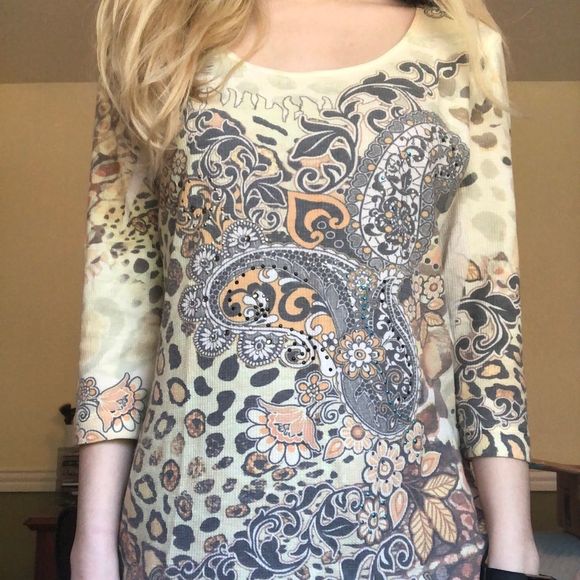 Funky Print Tee - Picture 2 of 4